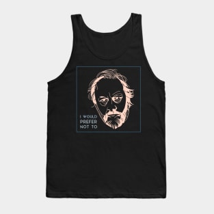 Žižek - I would prefer not to V.2 Tank Top